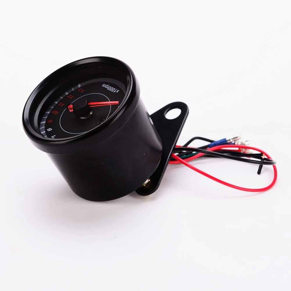 Iztor Motorcycle Speedometer Tachometer Odometer Rev Counter 0-13000 RPM - Image 5