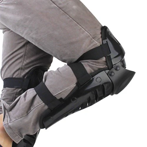 Knee Support Guard Protector Safety Pad for Motorcycle Motobike Motocross Racing Rider Extreme Sports Protective Gear - Black - Image 4