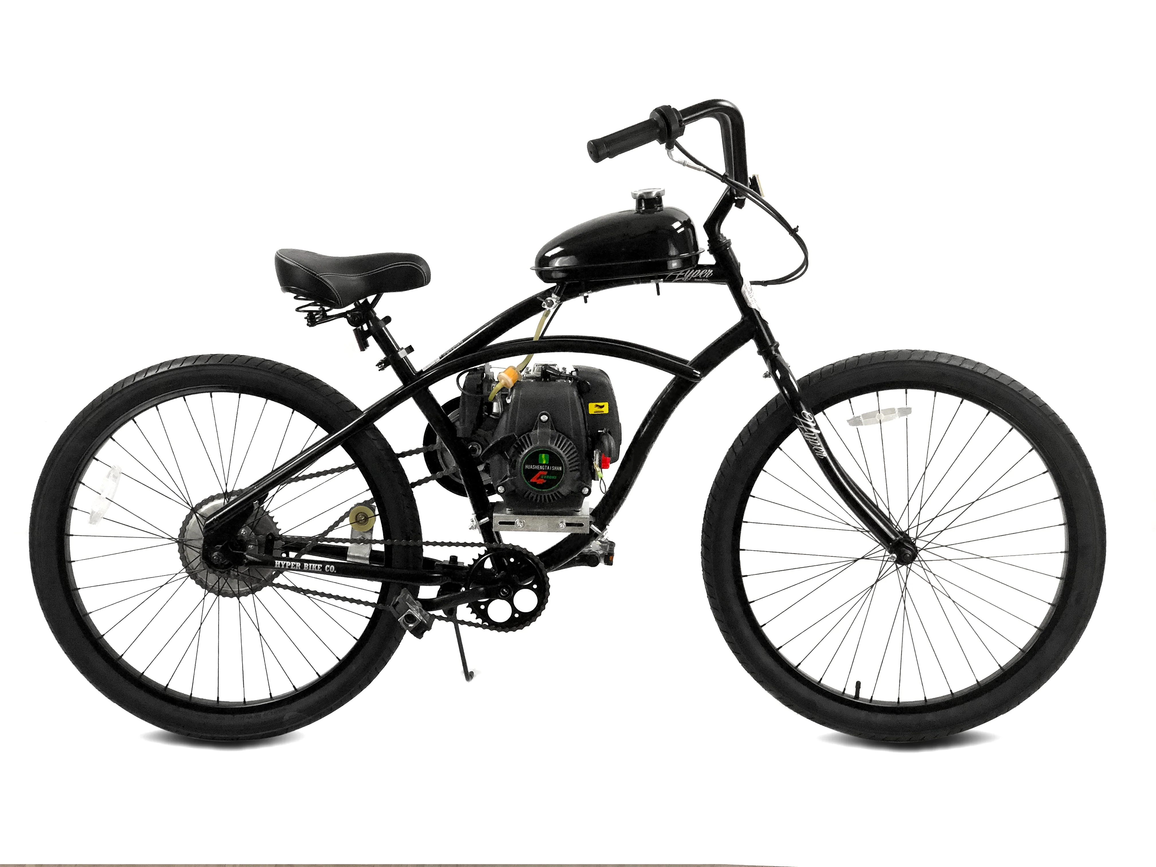 Knight Racer 8G - T-Belt Drive Freewheel Transmission Special Edition V-Mount Motorized Bicycle - Image 2