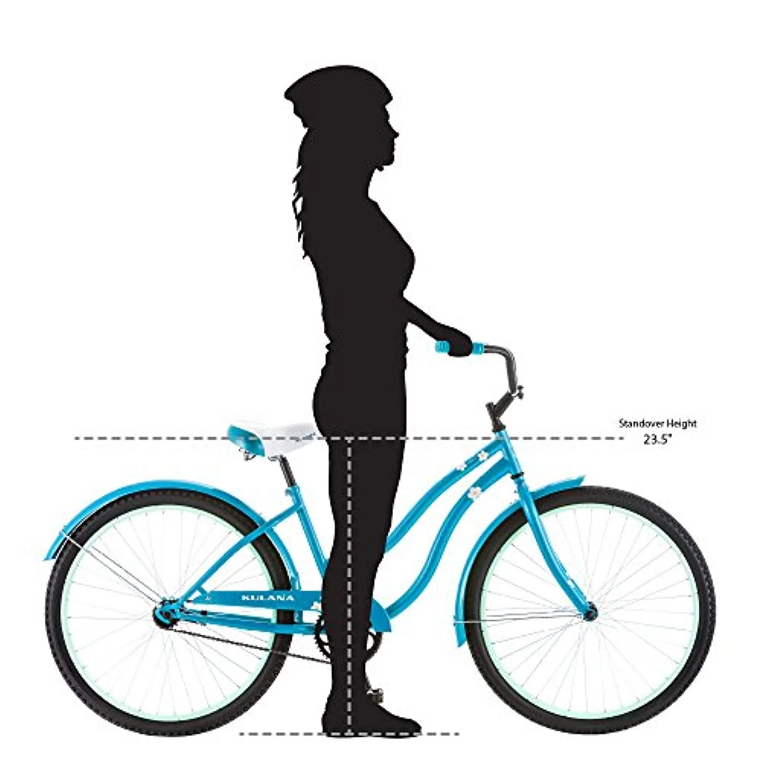 Kulana Women's Cruiser Bike, 26-Inch, Blue - Image 4