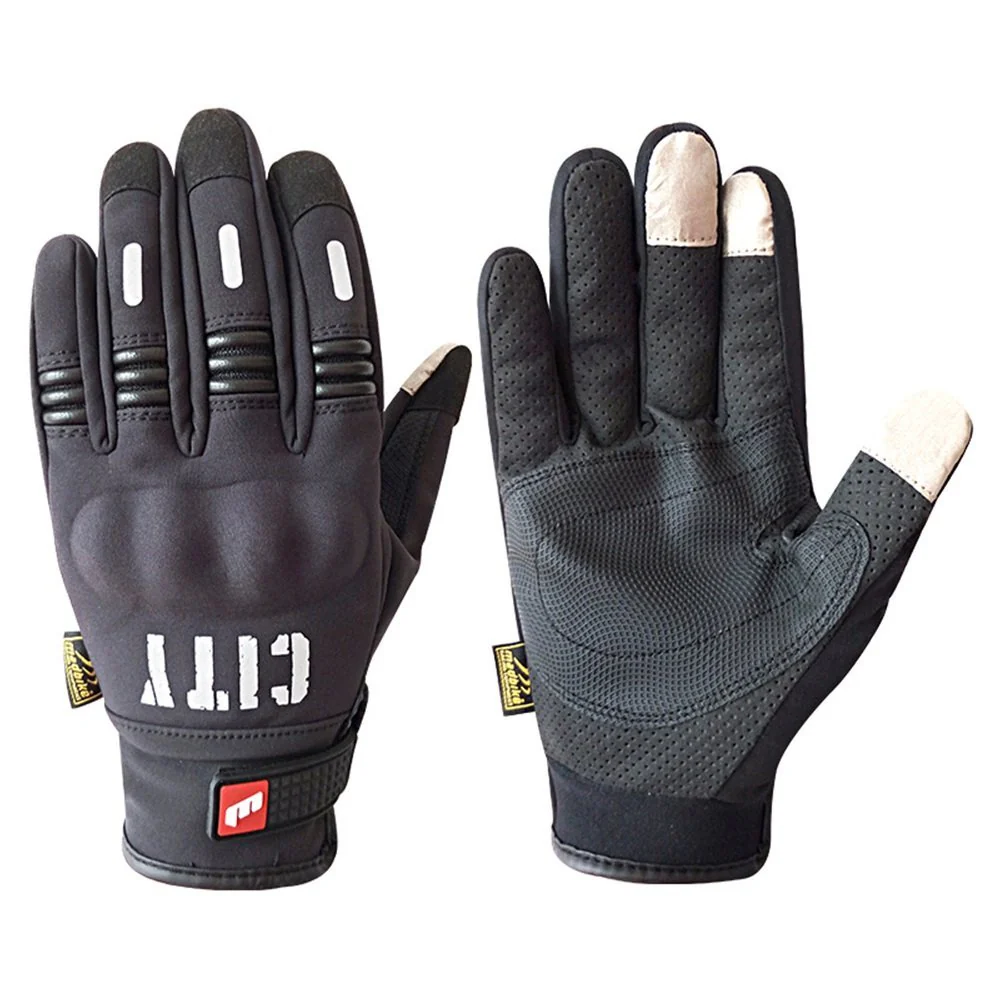 Madbike Stealth Hard Knuckle Motorcycle Gloves Touch Screen Motorbike Powersports Racing Tactical Paintball Black (M) - Image 3