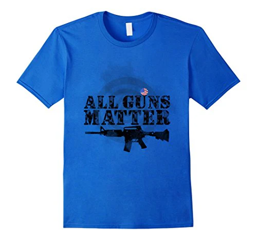 Mens All guns matter tshirt 4th july fourth patriotic shirt - Image 5