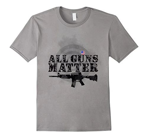 Mens All guns matter tshirt 4th july fourth patriotic shirt - Image 6