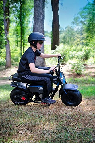 Monster Moto Classic 1000 Watt Electric Mini Bike - MM-E1000-BB - Black/Blue - Image 6