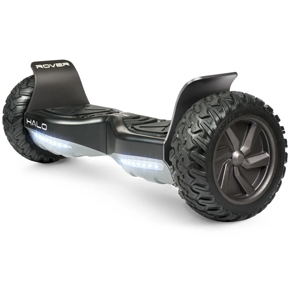 Official Halo Rover Hoverboard - Safety Certified UL 2272 - Halo Bluetooth Speakers - Halo Rover Mobile APP - Free Carry Case - LG FireSafe Battery - Halo 8.5 Inch Non Flat Tires