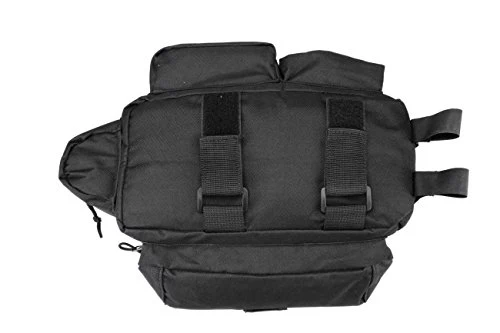 Runytek Bicycle Roswheel Rear Seat Trunk Bag Handbag Bag Pannier Black - Image 5