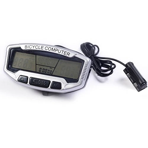 Safstar LCD Bicycle Bike Cycling Computer Odometer Speedometer Velometer With Backlight - Image 6