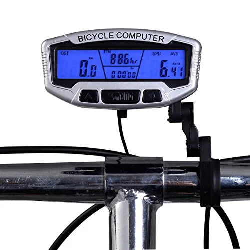 Safstar LCD Bicycle Bike Cycling Computer Odometer Speedometer Velometer With Backlight - Image 7
