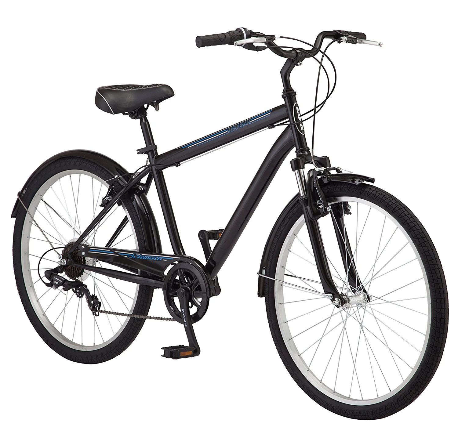 Schwinn Men's Suburban Bike, 26-Inch, Black