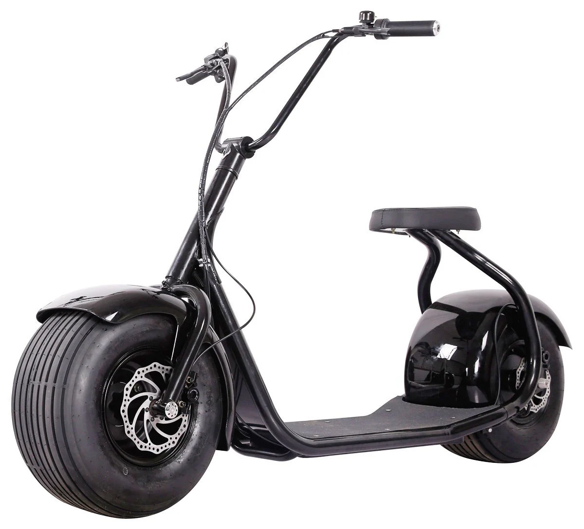 SEEV-800 Electric Lifestyle Fat Tire Scooter 800w Hub Motor E-Bike Bicycle