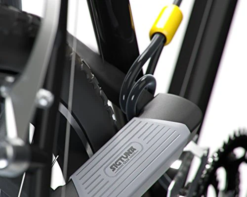 SIGTUNA Bike lock - 16mm Heavy Duty Bicycle Lock with U Lock Shackle + 1800mm braided Flex Cable Lock - Image 4