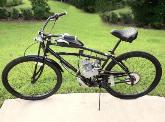 Silver Slant 66cc/80cc Motorized Bicycle - Image 5