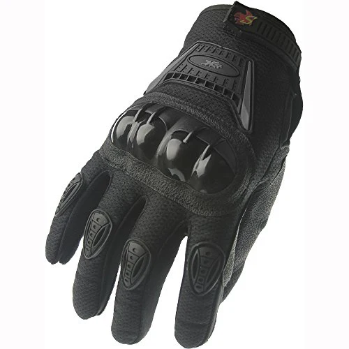 Street Bike Full Finger Motorcycle Gloves 09 (Large, black) - Image 5