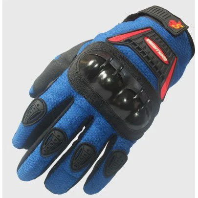 Street Bike Full Finger Motorcycle Gloves 09 (Large, black) - Image 6