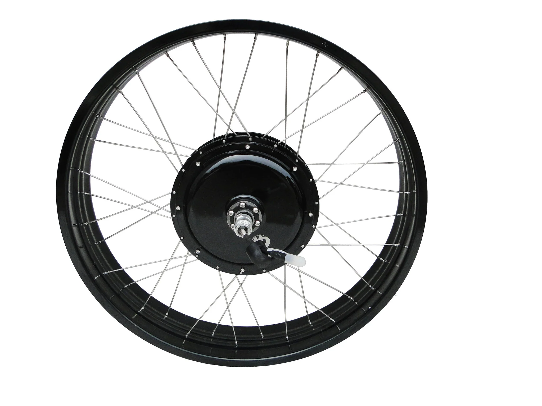Tesla 26" Electric Conversion Fat Front Wheel - 48 V 1000 W (With Disc Brake and LCD) - Image 3