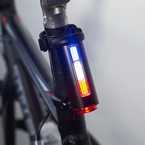 Bike Light ThorFire Ultra Bright Bike Taillight USB Rechargeable Bicycle Tail Light 7 Modes High Intensity Rear Bike Light Fits On Any Road Bike & Helmet, Easy To Install for Cycling Safety Flashlight - Image 2