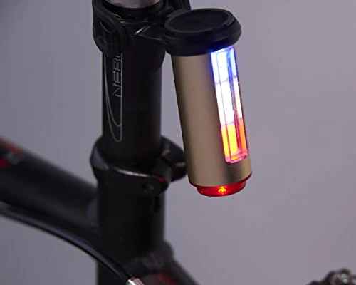 Bike Light ThorFire Ultra Bright Bike Taillight USB Rechargeable Bicycle Tail Light 7 Modes High Intensity Rear Bike Light Fits On Any Road Bike & Helmet, Easy To Install for Cycling Safety Flashlight - Image 7