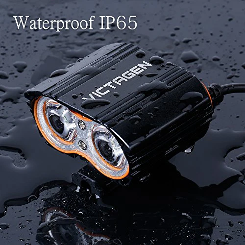 Victagen Bike Front Light,Super Bright Waterproof Bicycle Headlight,USB Rechargeable 2400 Lumens Road Bike Headlamp With Tail Light,Easy To Install LED Flashlight for Cycling,Commuting,Riding - Image 4