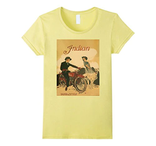 Vintage poster - Indian Motorcycles Retro T-Shirt - Image 5