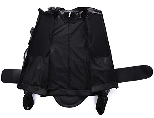 Webetop Mens Mesh Motorcycle Protective Jacket With Armor Full Body Spine Chest Shoulder Arm Protector Gear for Motorbike Motorcross Racing MTB Black M - Image 4