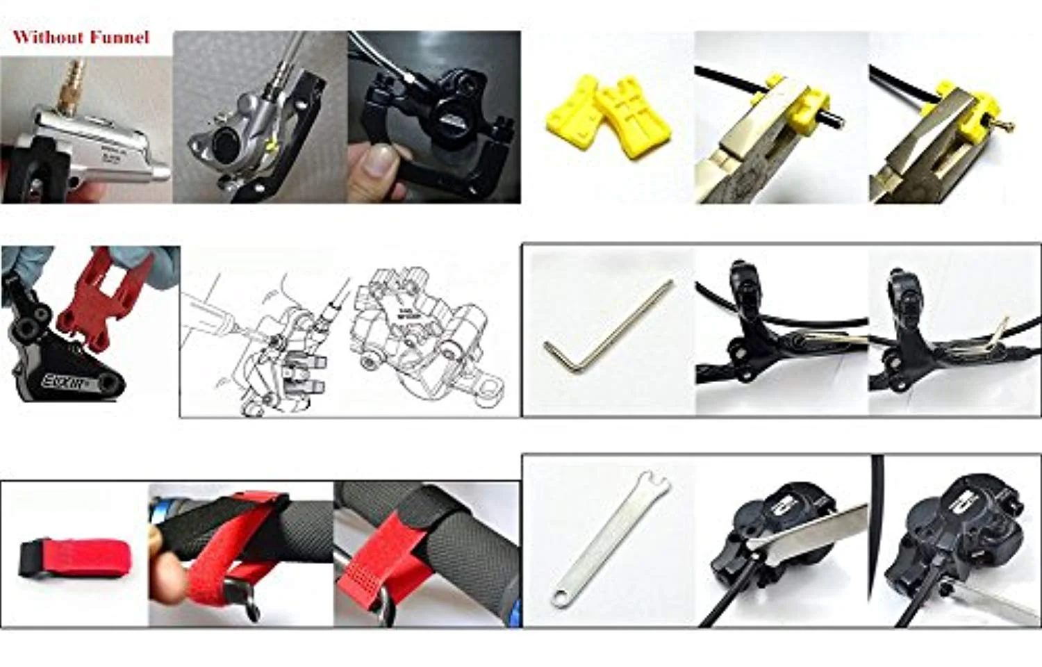 West Biking MTB Bike Cycling Hydraulic Disc Brake DOT Bleed Kit for Shimano/TEKTRO/Magura - Image 3