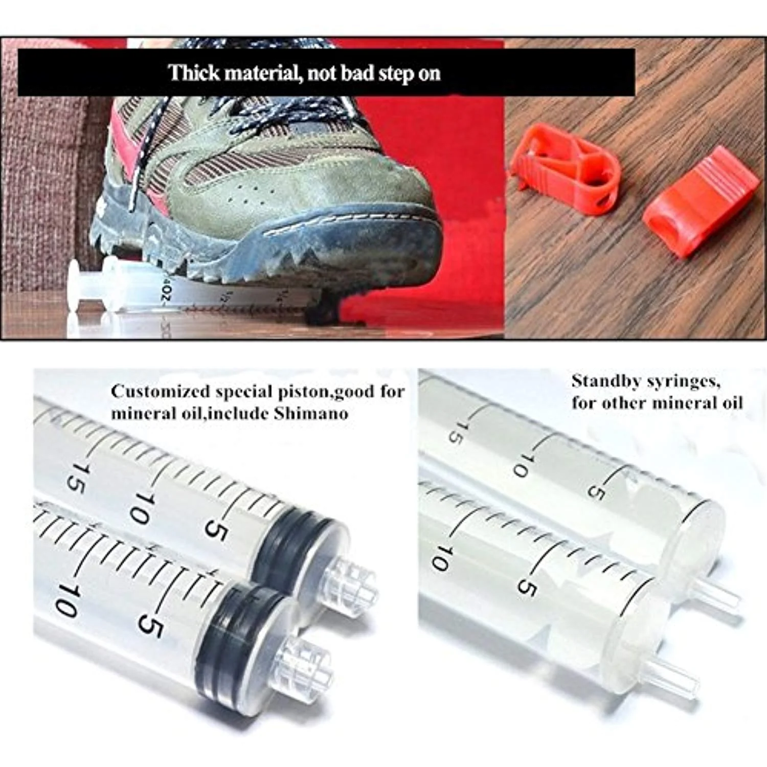 West Biking MTB Bike Cycling Hydraulic Disc Brake DOT Bleed Kit for Shimano/TEKTRO/Magura - Image 4