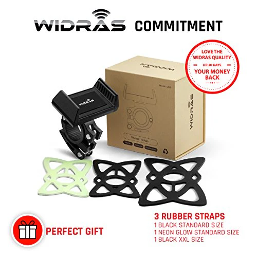 Widras New Bike Mount and Motorcycle Cell Phone Holder 2nd Generation For iPhone X 8 7 7s 6 6s 5 5s Plus Samsung Galaxy S5 S6 S7 S8 Note or any Smartphone GPS Mountain Road Bicycle Handlebar Cradle - Image 6