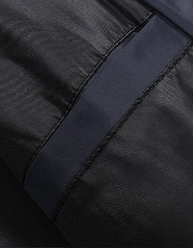 YIDI Men's Casual Classic Slim Bike Motorcycle Coat Outwear Long Sleeve waterproof Bomber Jacket - Image 3