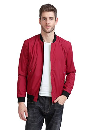 YIDI Men's Casual Classic Slim Bike Motorcycle Coat Outwear Long Sleeve waterproof Bomber Jacket - Image 8