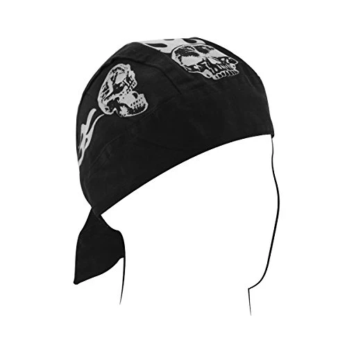 ZANheadgear 100% Cotton Road Hog Flydanna Bandanna, Wavy American Flag - Image 14