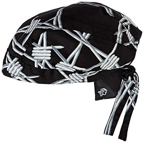 ZANheadgear 100% Cotton Road Hog Flydanna Bandanna, Wavy American Flag - Image 5
